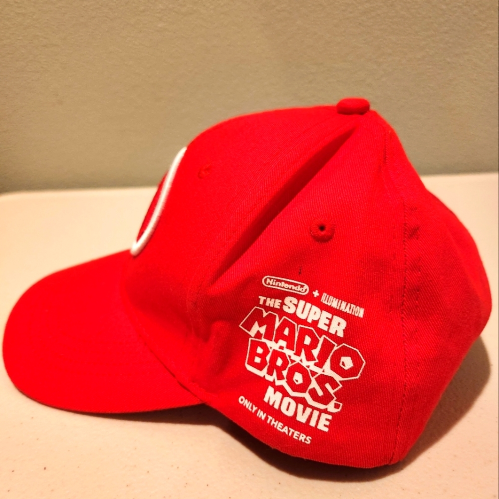 Super Mario Bros movie promo hat